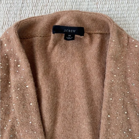 Bejeweled Sparkly JCrew Women’s Cardigan Sweater - Picture 4 of 7